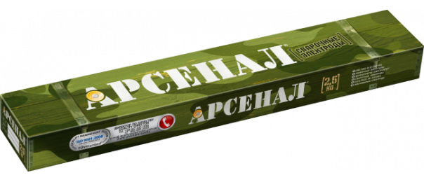 Электроды сварочные Арсенал МР-3, ф 3 мм уп-2,5 кг в Чепелево